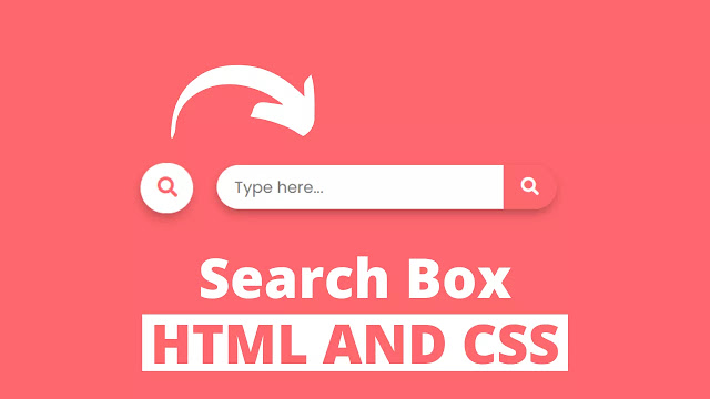 Search Box Design Using HTML CSS