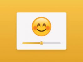 Custom Emoji Range Slider using HTML CSS & JavaScript
