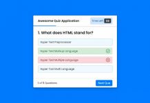 Create a Quiz App with Timer using HTML CSS & JavaScript