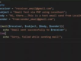 How to configure XAMPP to send Mail from Localhost in PHP