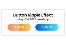 Button Ripple Effect in HTML CSS & JavaScript Button Ripple Effect in HTML CSS & JavaScript