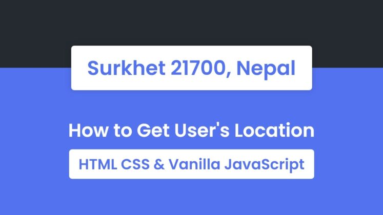 location in html css