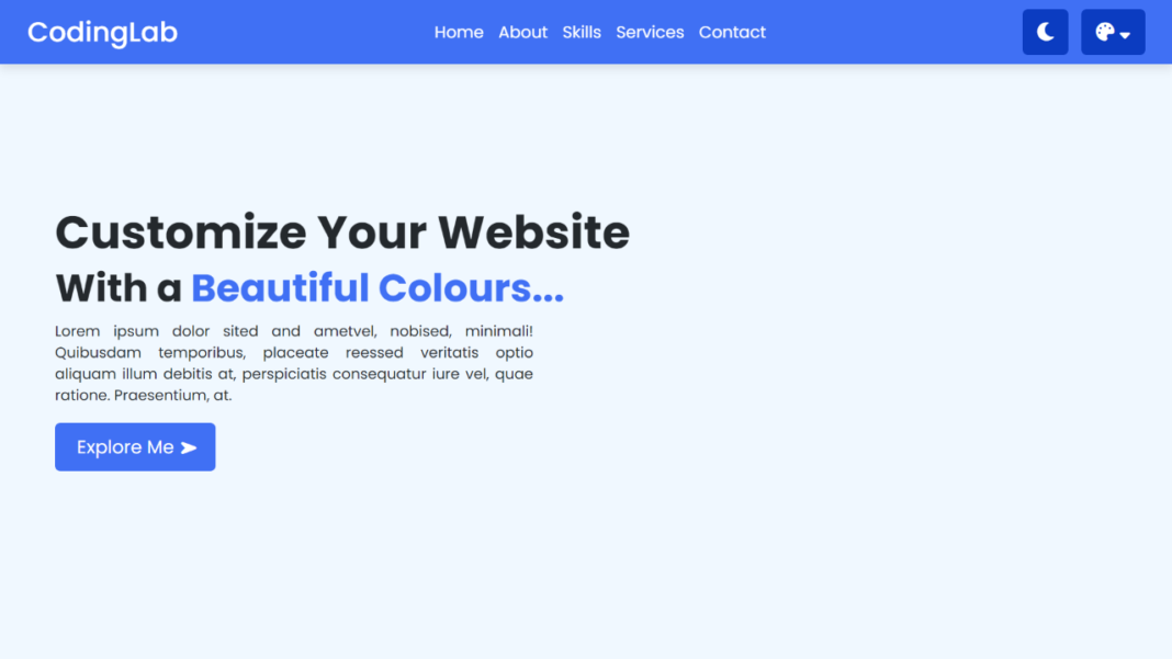 Website Without Javascript Create a Website in HTML CSS and JavaScript