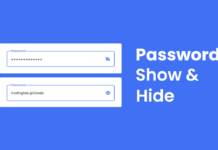 Show & Hide Password in HTML CSS & JavaScript Show & Hide Password in HTML CSS & JavaScript