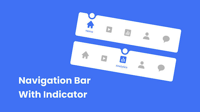 Navigation Bar with Indicator in HTML CSS & JavaScript