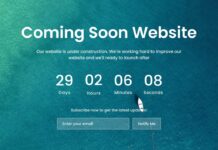 How to Make Coming Soon Website in HTML CSS & JavaScript How to Make Coming Soon Website in HTML CSS & JavaScript