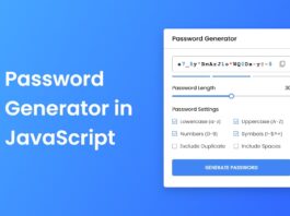 Random Password Generator in HTML CSS & JavaScript Password Generator in JavaScript