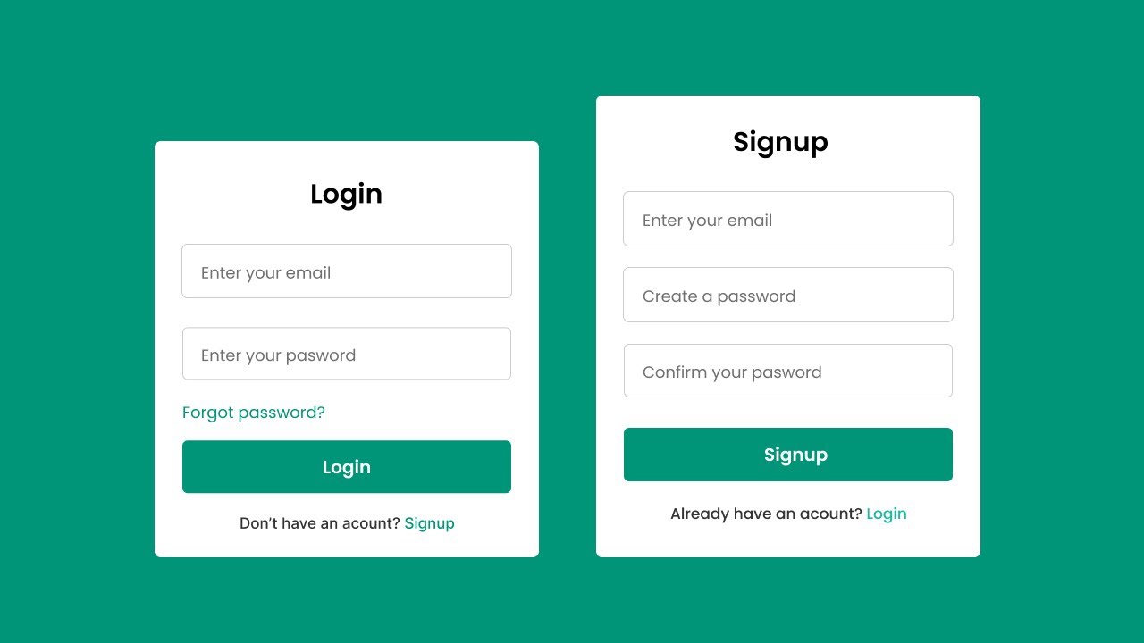 Registration Form Templates In Html Css