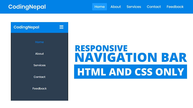 Simple Responsive Navigation Bar