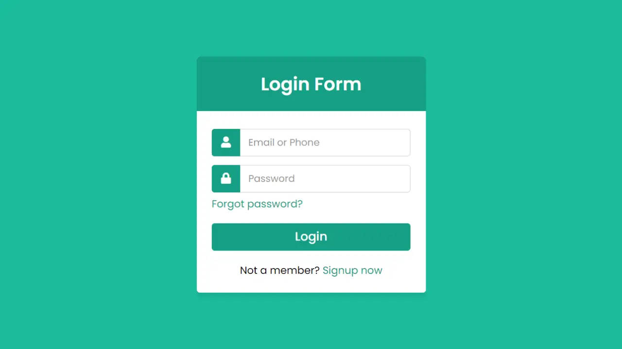 Registration Form Templates In Html Css