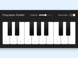 Build A Playable PIANO in HTML CSS & JavaScript Piano in JavaScript