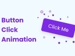 Button Click Animation in HTML CSS & JavaScript