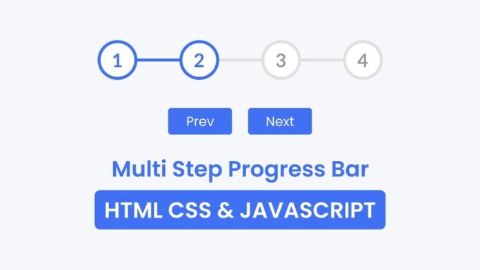 Multi Step Progress Bar in HTML CSS & JavaScript