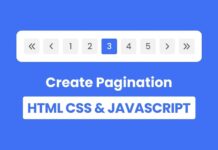 How to create Pagination in HTML CSS & JavaScript How to create Pagination in HTML CSS & JavaScript