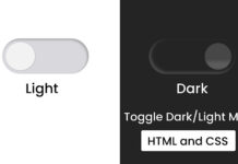 Create Toggle Dark/Light Mode in HTML & CSS Create Toggle Dark/Light Mode in HTML & CSS