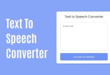 Text to Speech Converter in HTML CSS & JavaScript Text to Speech Converter in HTML CSS & JavaScript