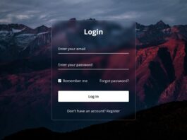Create A Glassmorphism Login Form in HTML and CSS