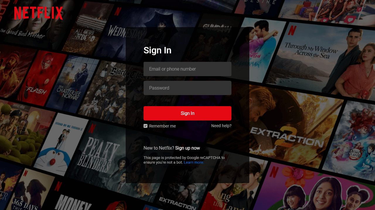 How to a Create Netflix Login Page in HTML and CSS only