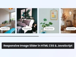 Create Responsive Image Slider in HTML CSS and JavaScript Image Slider in JavaScript