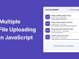 Multiple File Uploading with Progress Bar in HTML CSS JavaScript and PHP