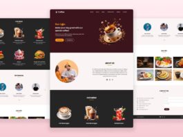 Create A Responsive Coffee Website in HTML CSS & JavaScript