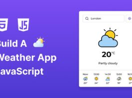 Build A Weather App in HTML CSS and JavaScript