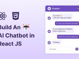 Build An AI Chatbot in React JS & CSS Step-By-Step Guide
