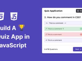 Build Quiz App with Timer in HTML CSS & JavaScript